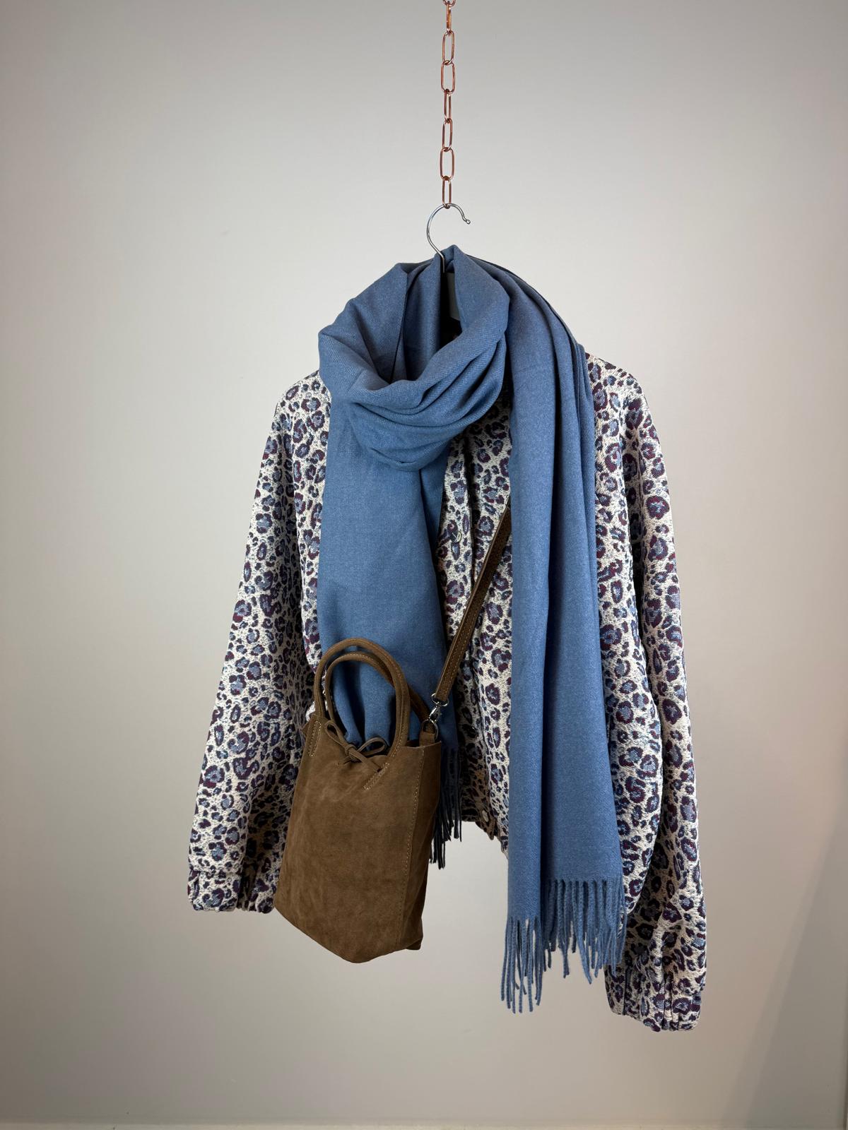 Alice crossbody / mini shopper suède - Bruin 🤎