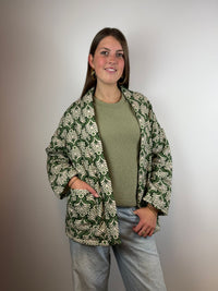 Isa gewatteerd jasje - Groen 🌿