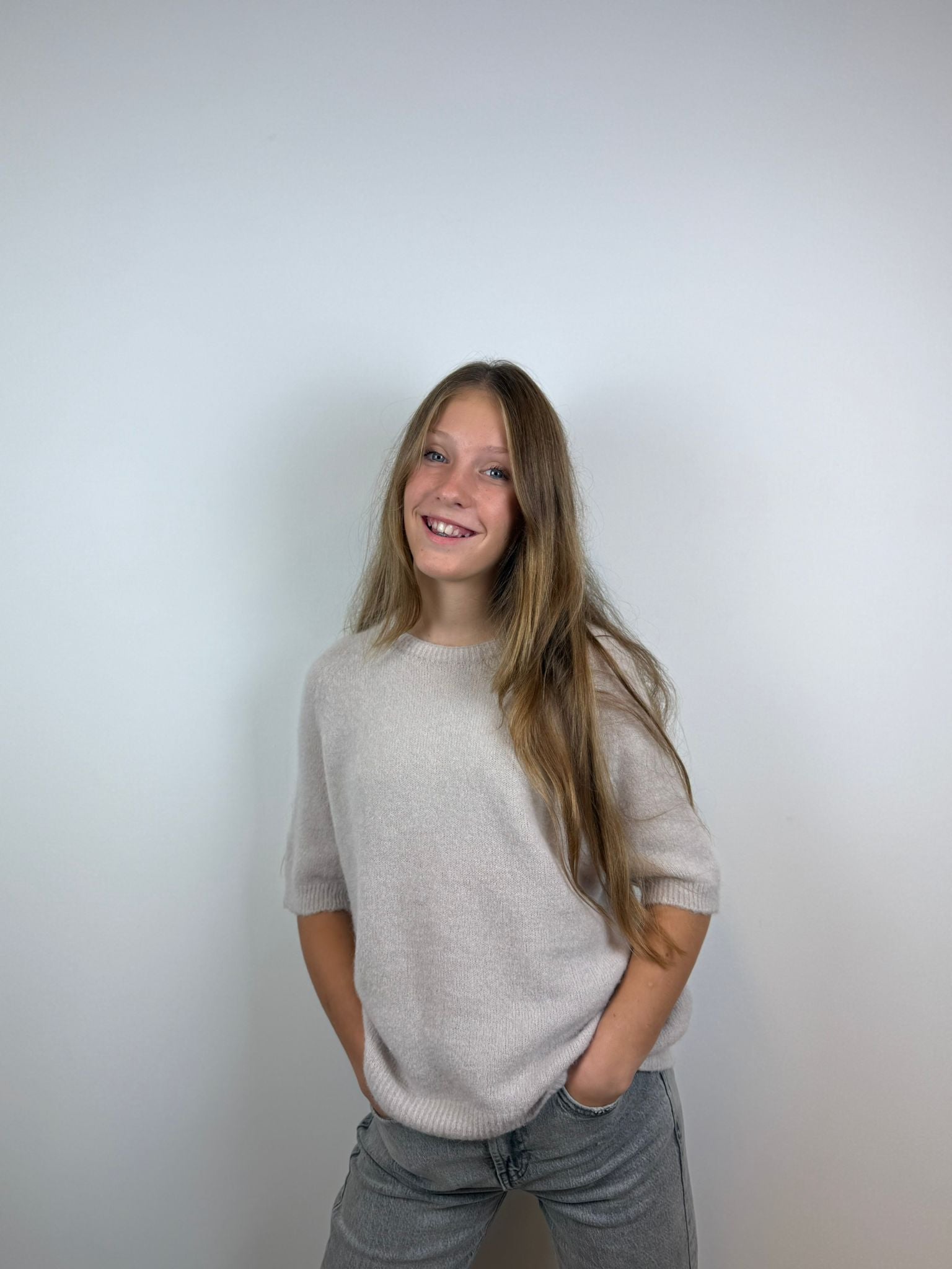 Cato alpaca top - Ecru 🤍