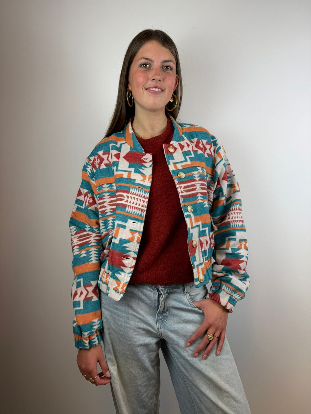 Bomberjack Aztekenprint