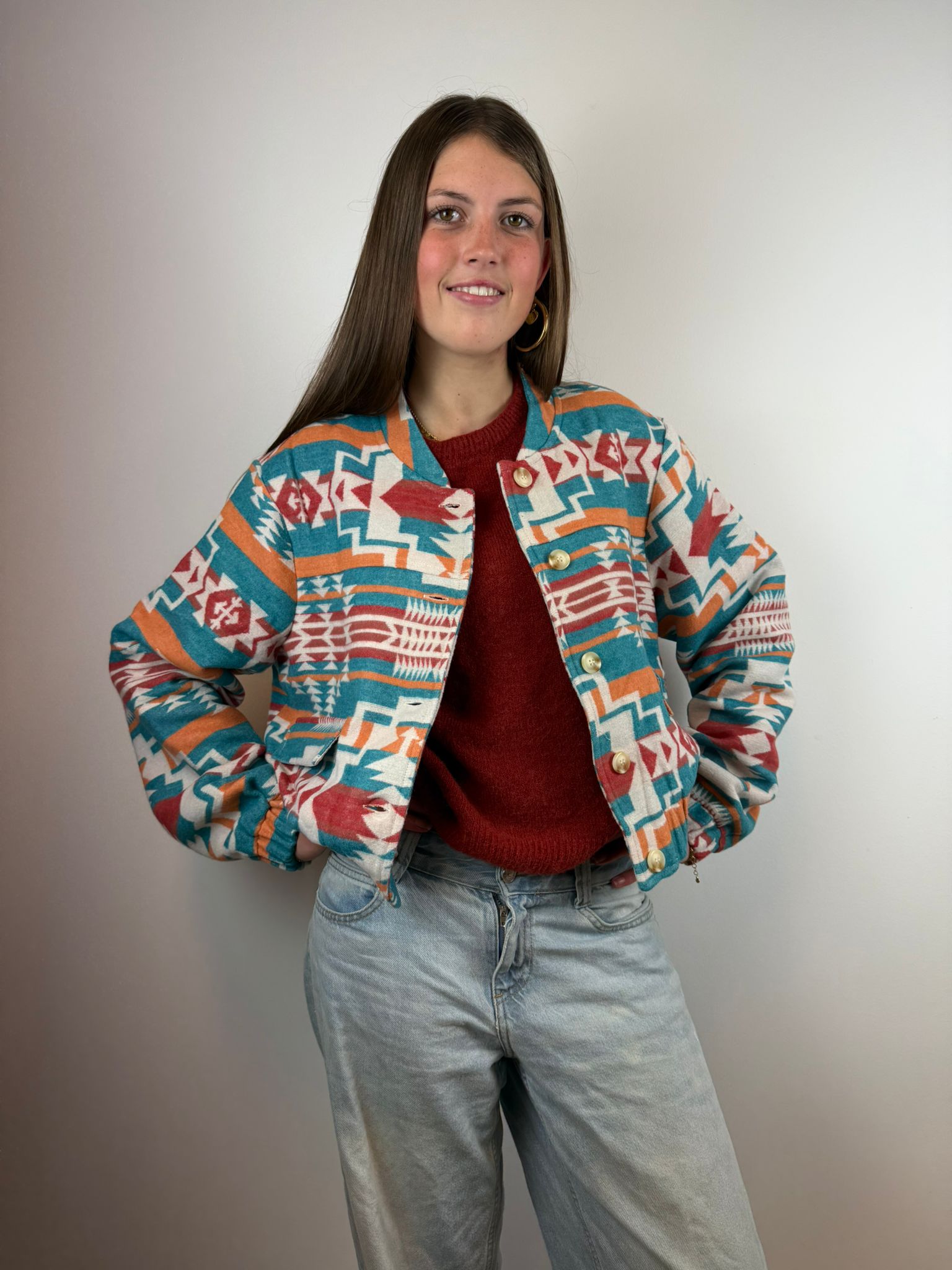 Bomberjack Aztekenprint