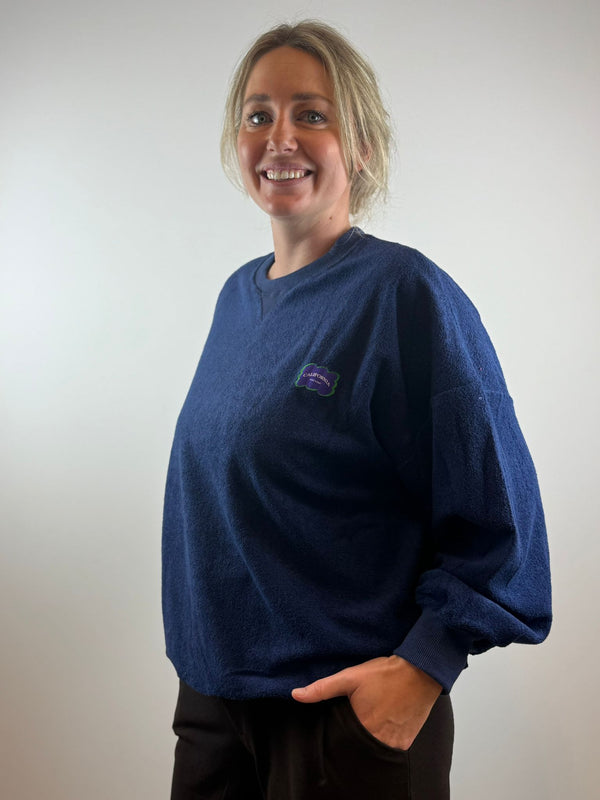 Olivia badstof trui - Blauw 💙