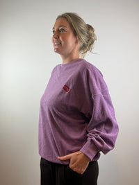 Olivia badstof trui - Paars 💜