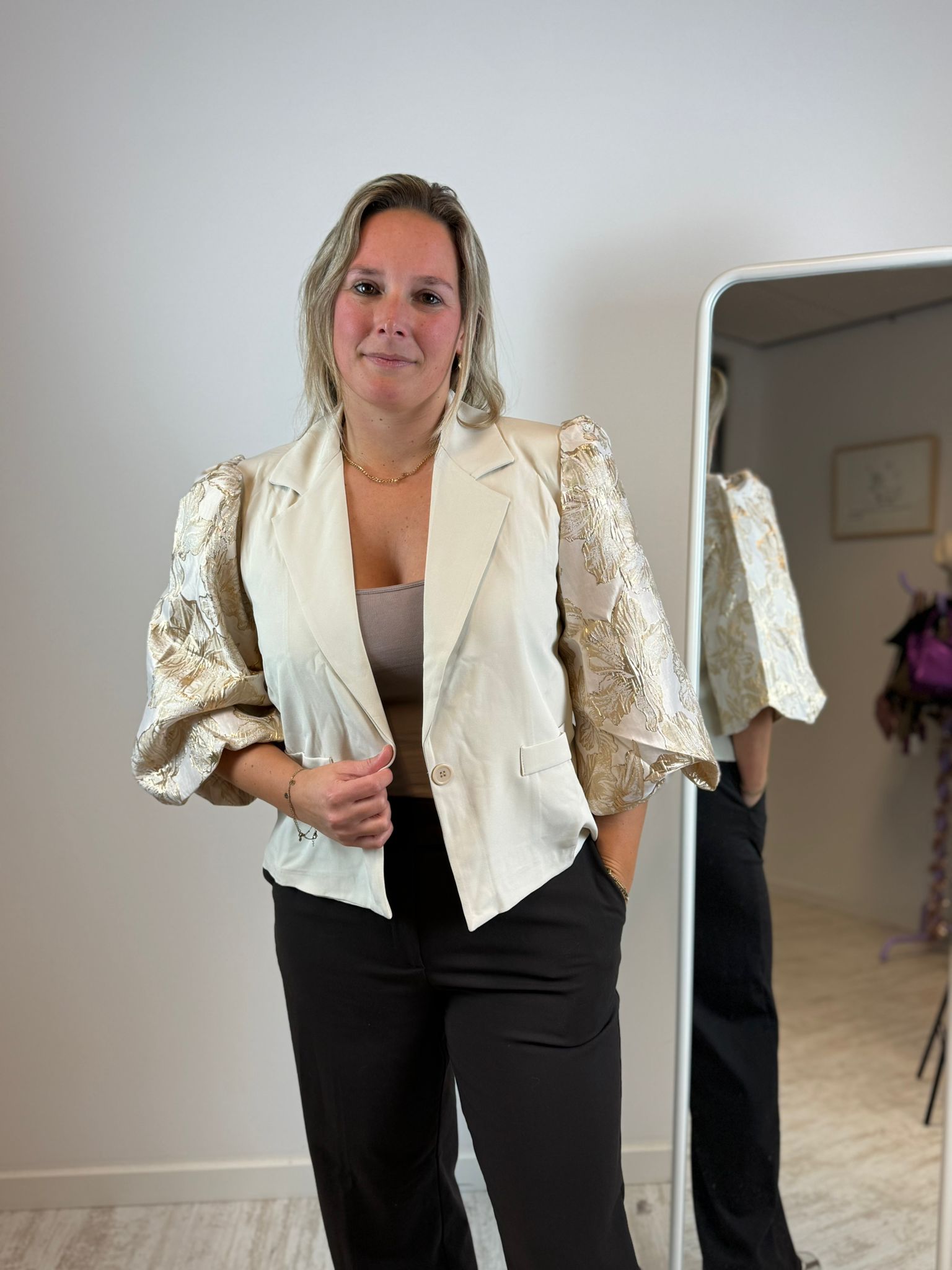 Fleur blazer - Champagne 🥂