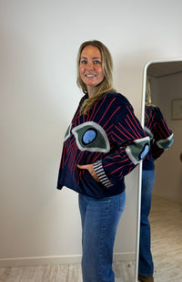 Juliëtte - handgemaakt fluwelen jasje ogen 👀