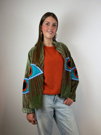 Juliëtte - handgemaakt fluwelen jasje ogen 👀