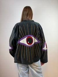 Juliëtte - handgemaakt fluwelen jasje ogen 👀