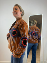 Juliëtte - handgemaakt fluwelen jasje ogen 👀