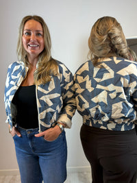 Tess bomber - Blauw 🩵