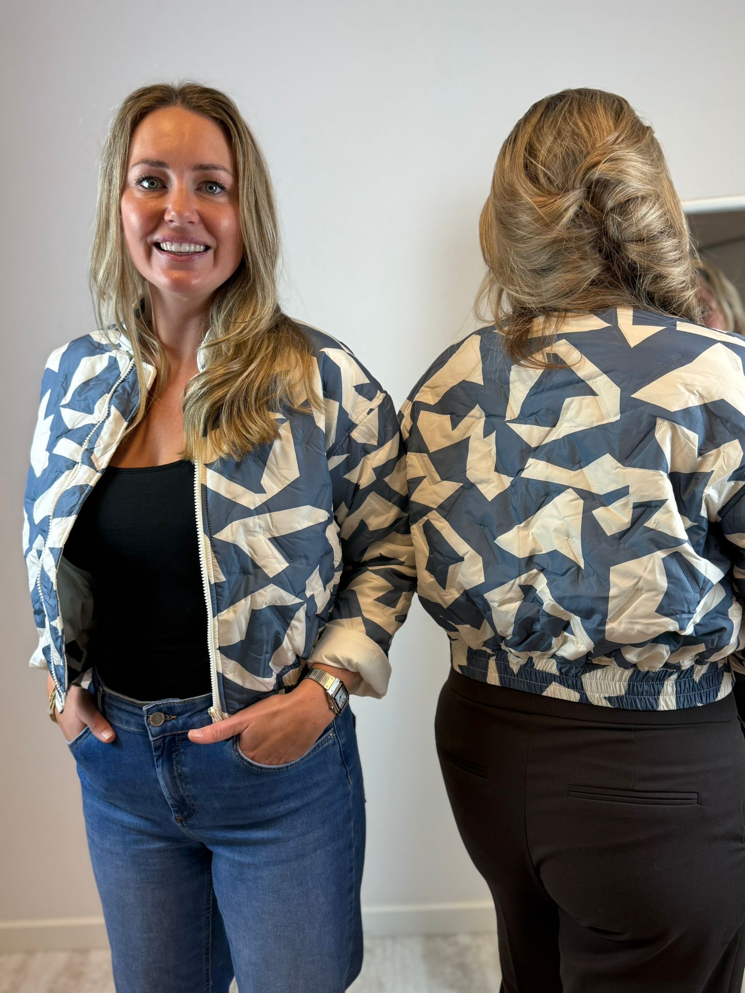 Tess bomber - Blauw 🩵