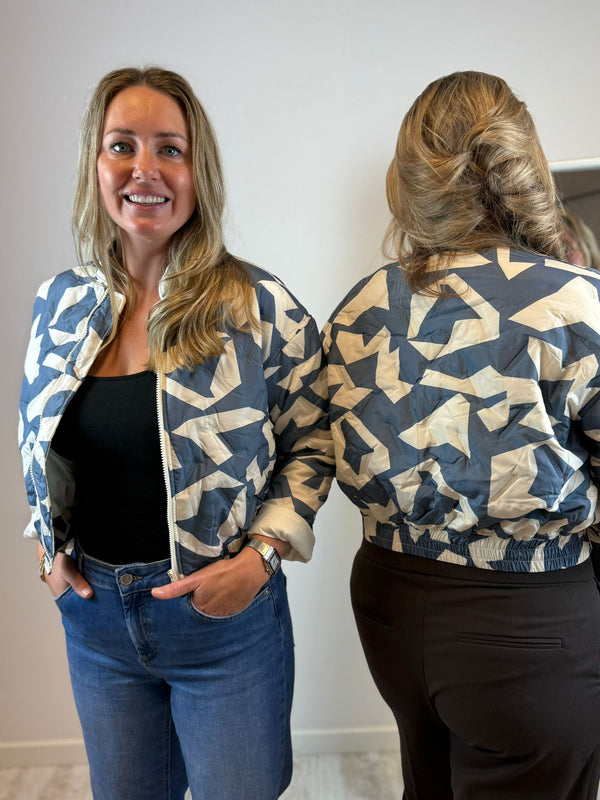 Tess bomber - Blauw 🩵