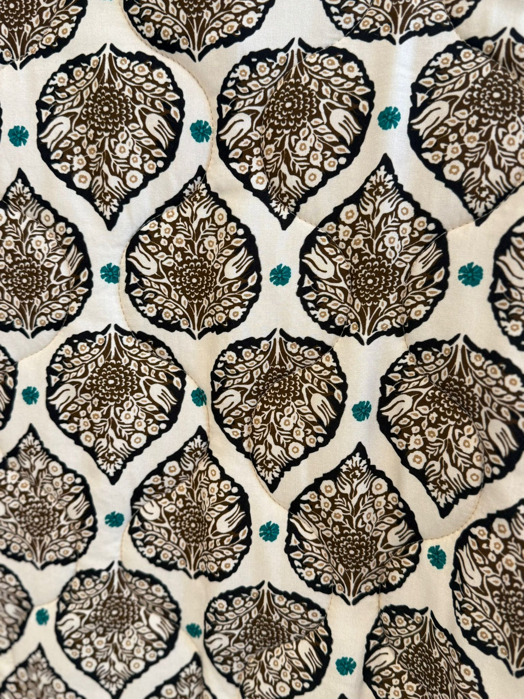 Isa gewatteerd jasje - Bruin-Zwart 🤎🖤