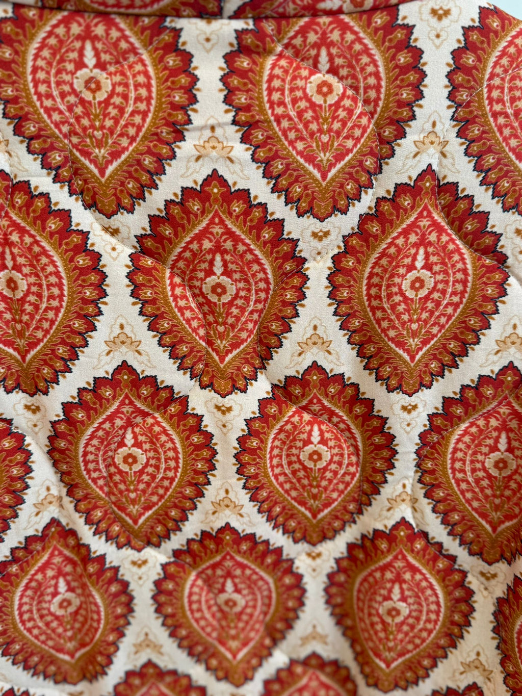 Isa gewatteerd jasje - Oranje-Bruin 🧡🤎