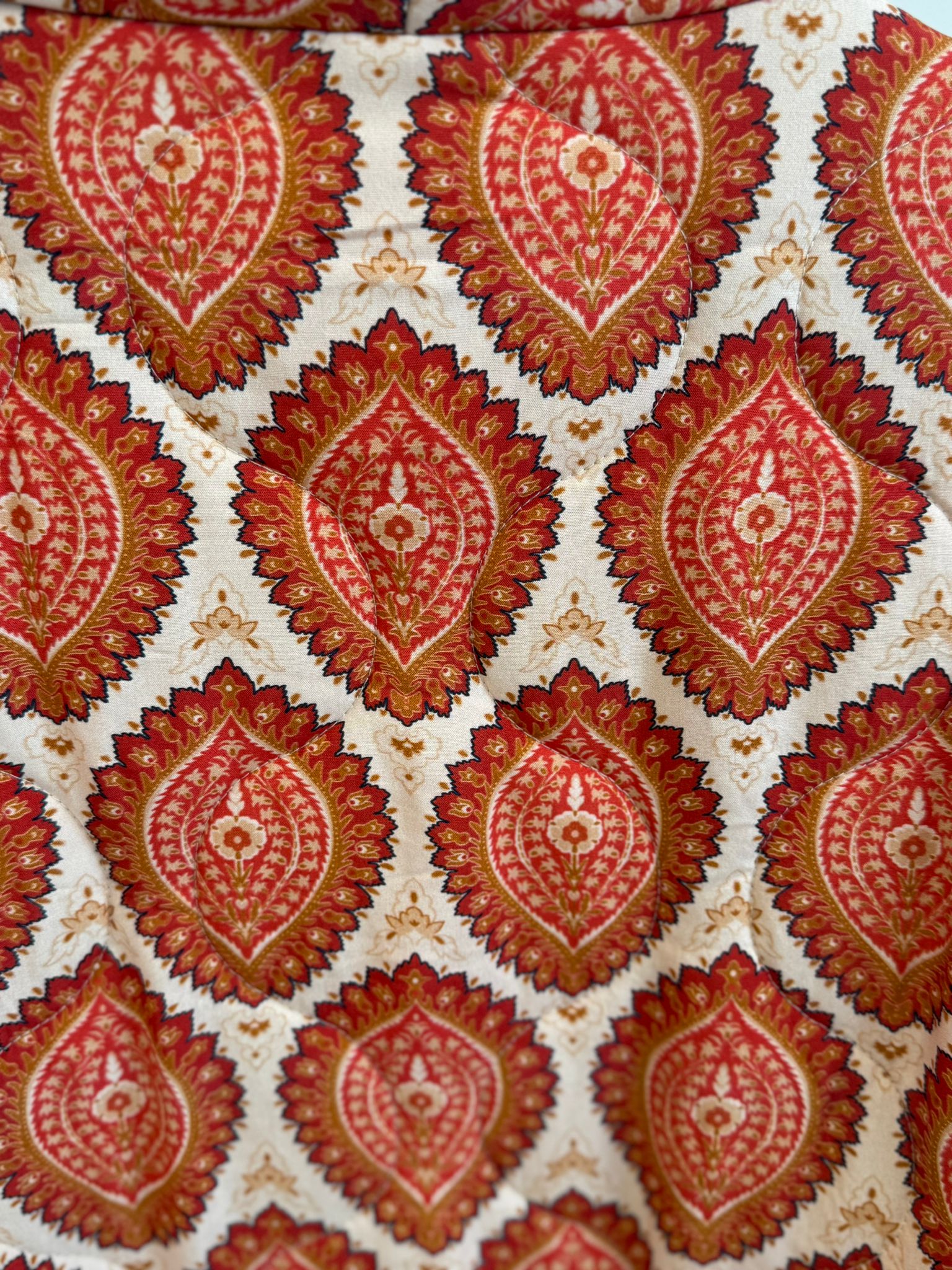 Isa gewatteerd jasje - Oranje-Bruin 🧡🤎