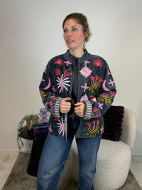 Juliëtte - handgemaakt fluwelen jasje panter 🐆