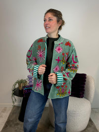 Juliëtte - handgemaakt fluwelen jasje panter 🐆