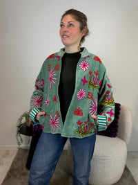 Juliëtte - handgemaakt fluwelen jasje panter 🐆