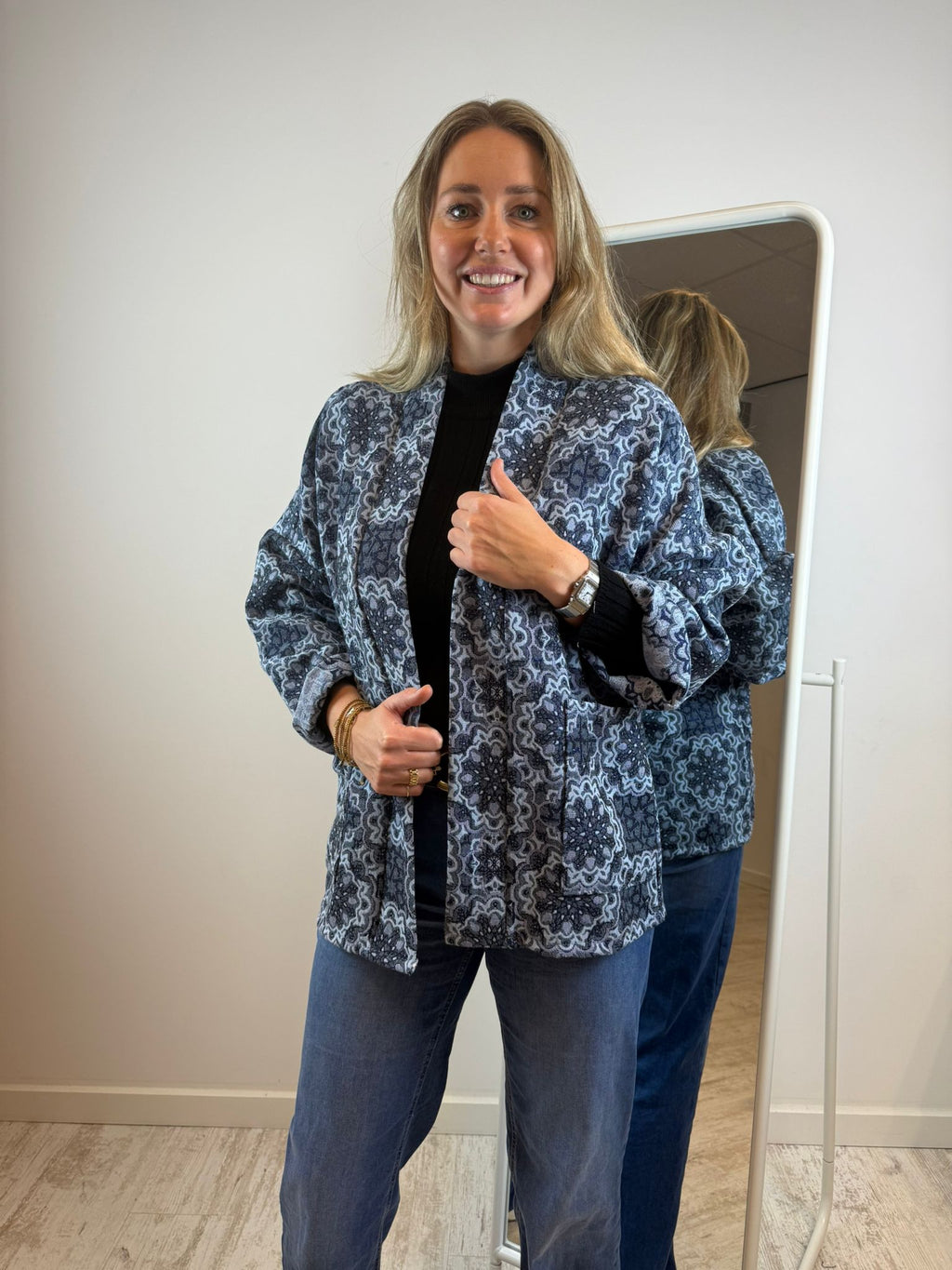 Julie katoenen jasje - Blauw 💙🩵
