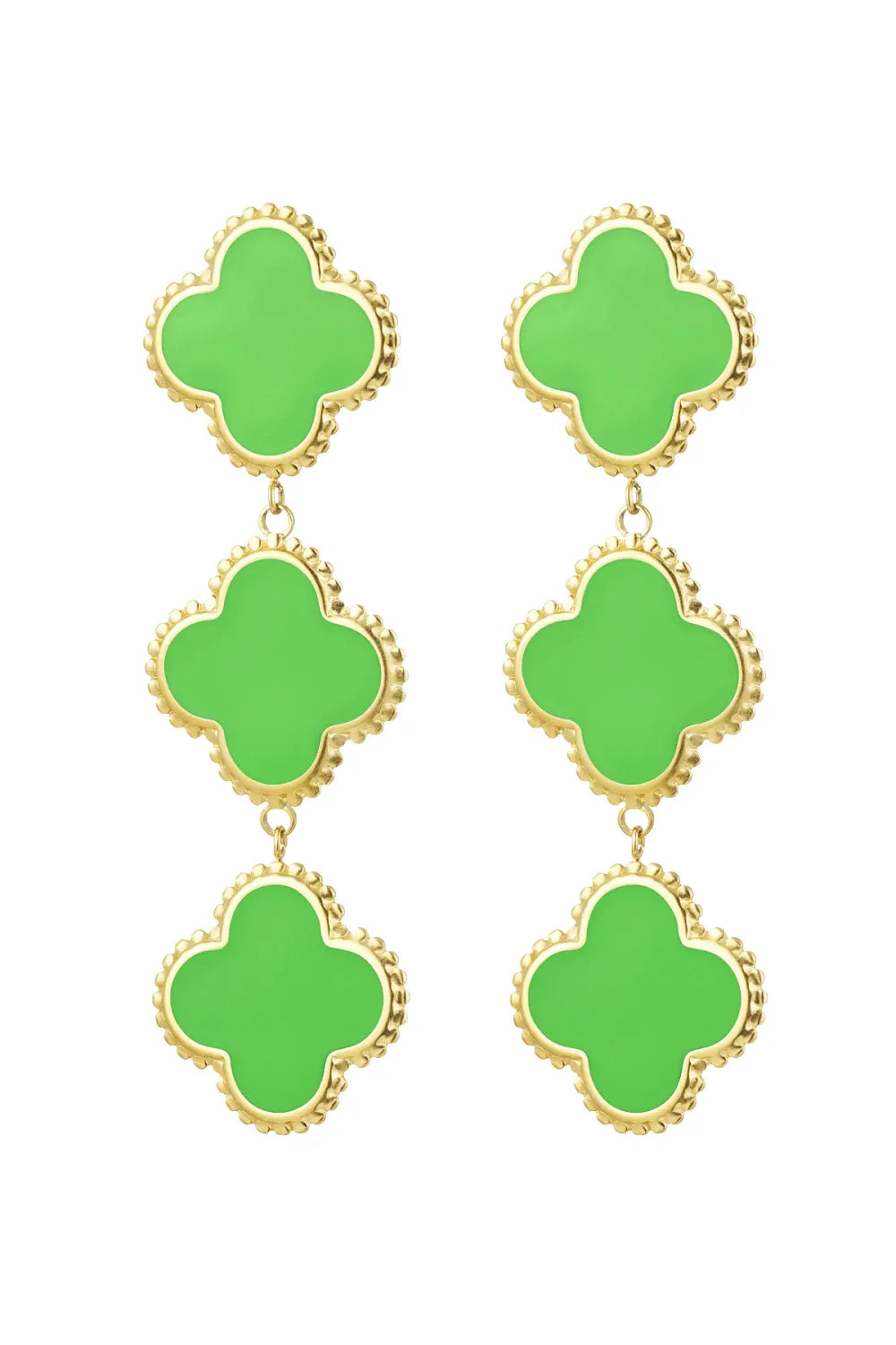 Oorbellen Lucky - Groen