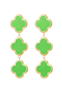 Oorbellen Lucky - Groen