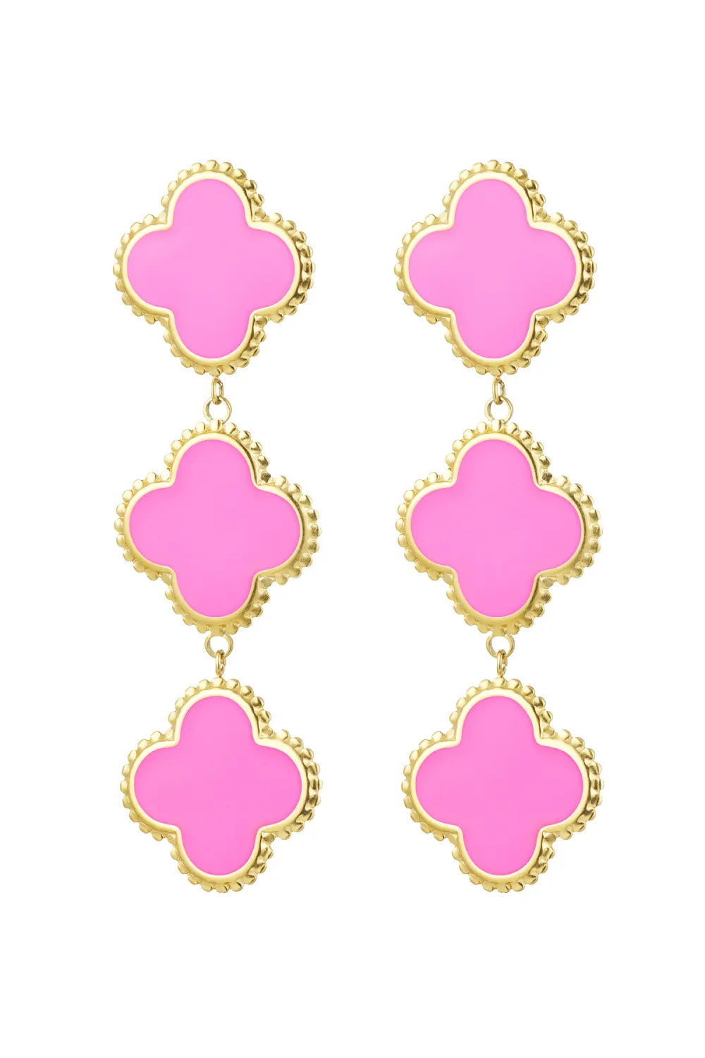 Oorbellen Lucky - Roze