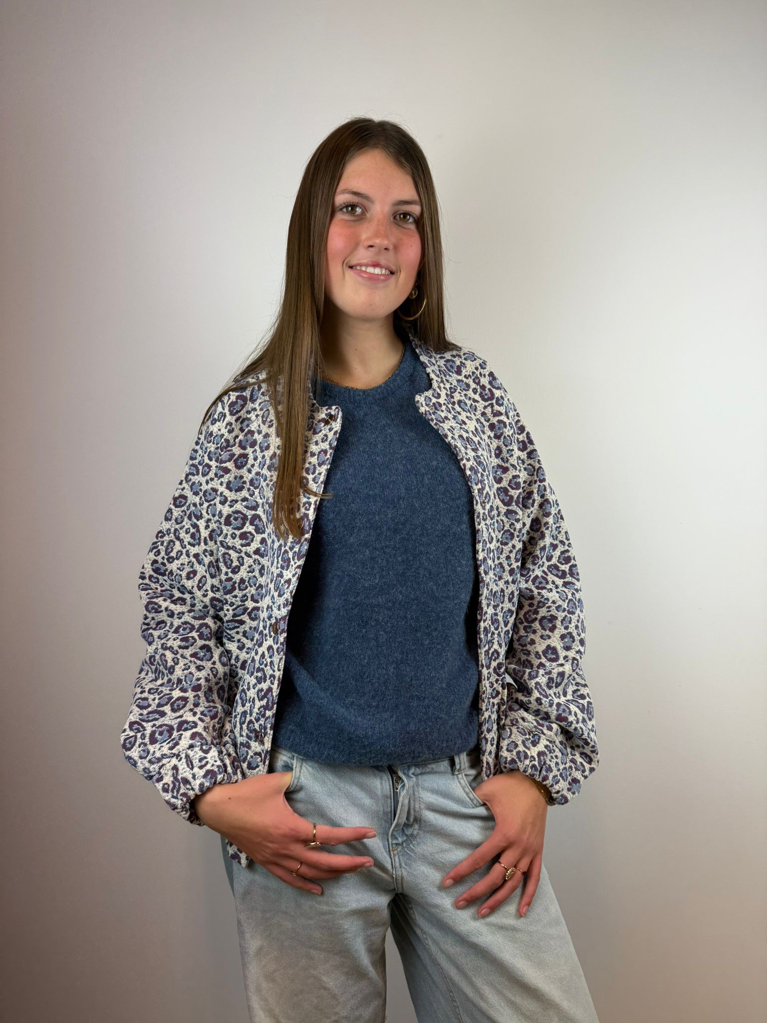 Elin bomberjack - Blauw 💙🐆