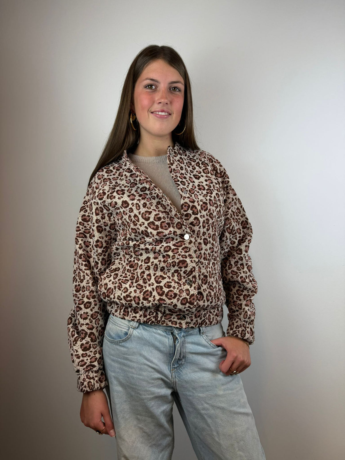 Elin bomberjack - Bruin 🤎🐆