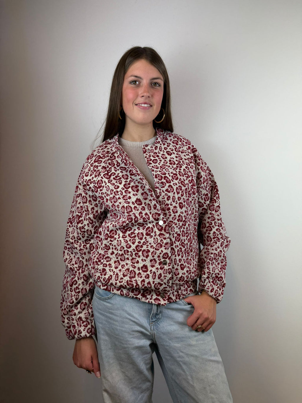 Elin bomberjack - Rood ❤️🐆