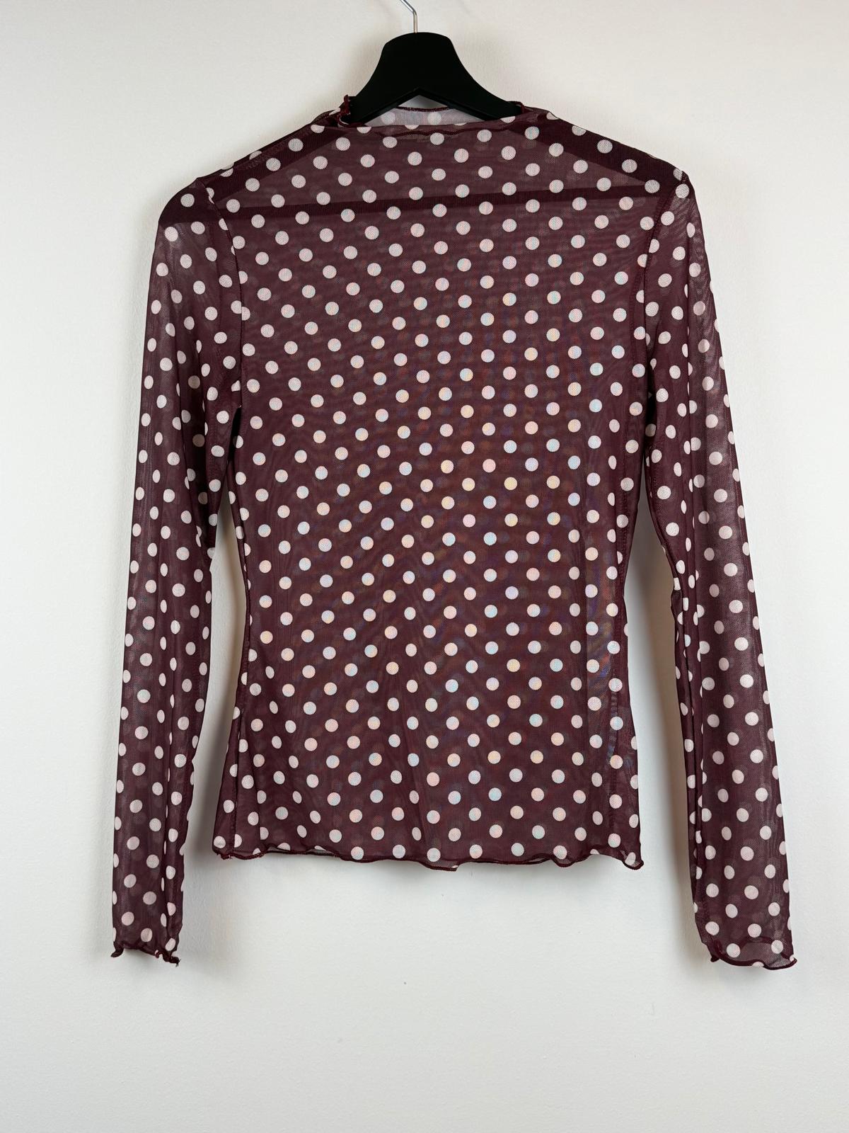 Pomme mesh top - Bordeaux ❤️