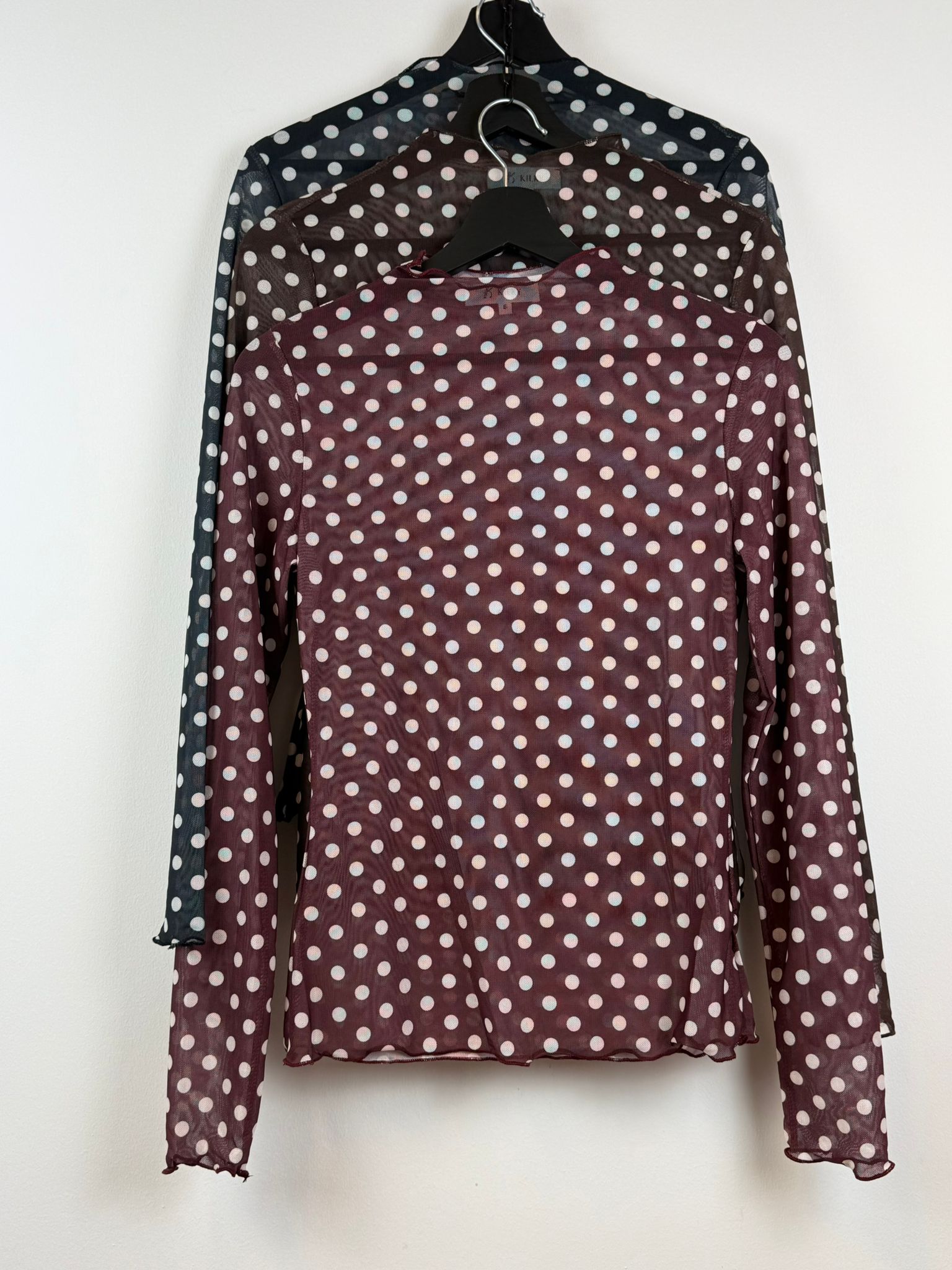 Pomme mesh top - Bordeaux ❤️