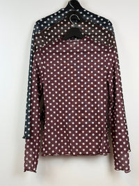 Pomme mesh top - Donkerbruin 🤎