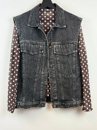 Pomme mesh top - Donkerbruin 🤎