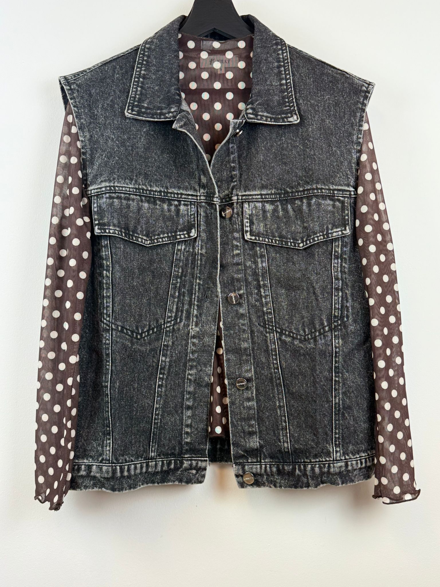 Pomme mesh top - Donkerbruin 🤎