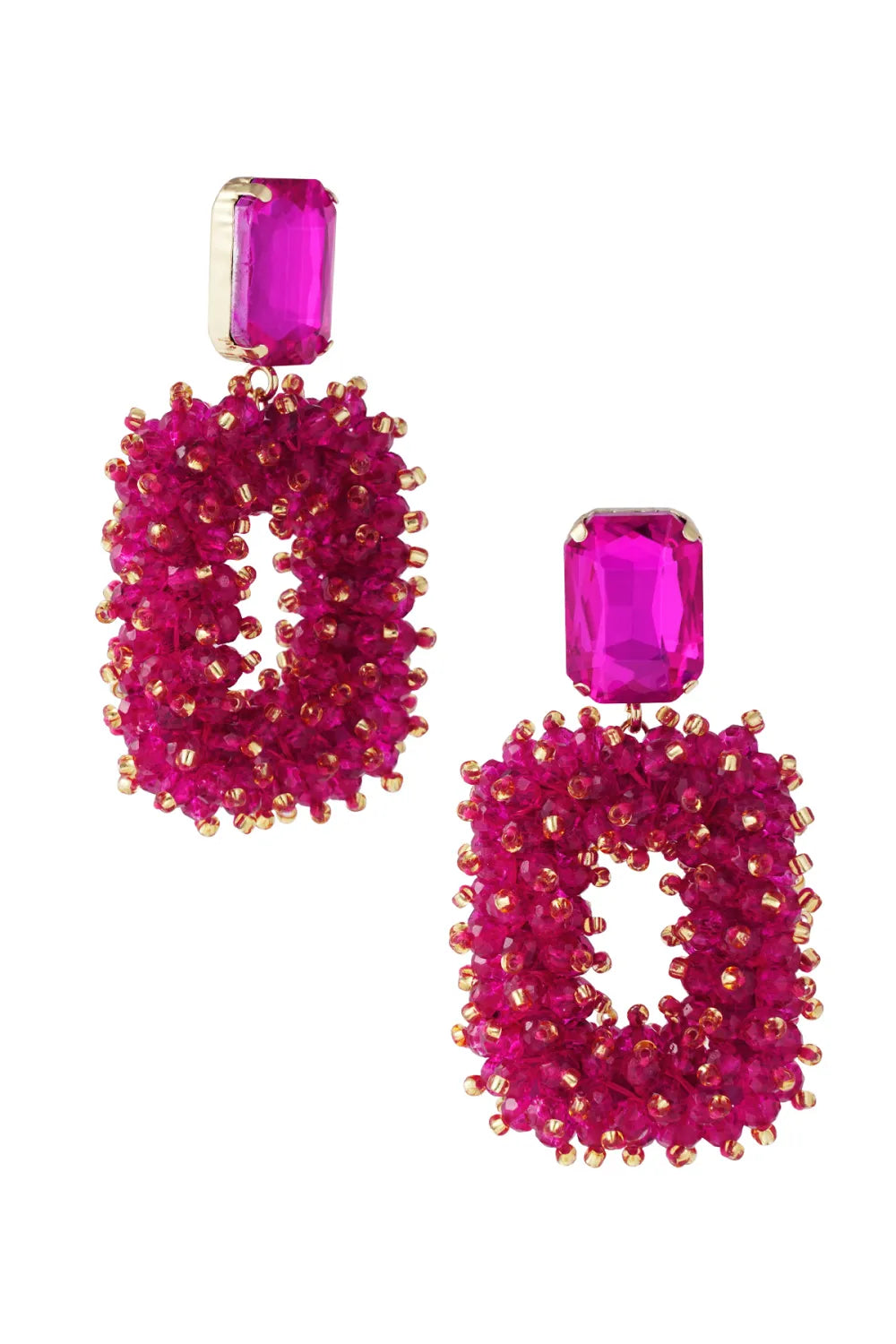 Oorbellen Paris - Fuchsia