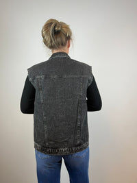 Saar denim gilet - Zwart 🖤