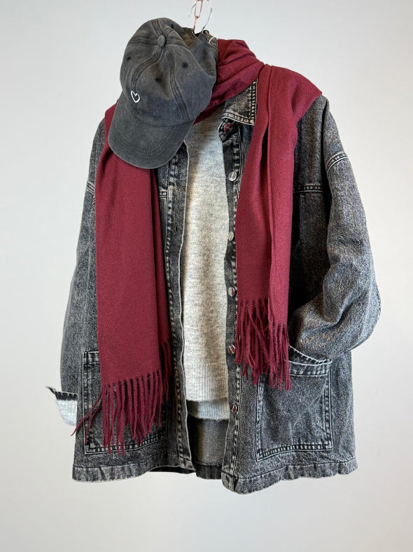 Lena spijkerjasje - Zwart Denim 🖤