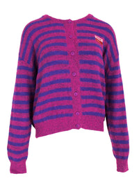 Jolijn streepjes vest - Roze-Paars 🩷💜