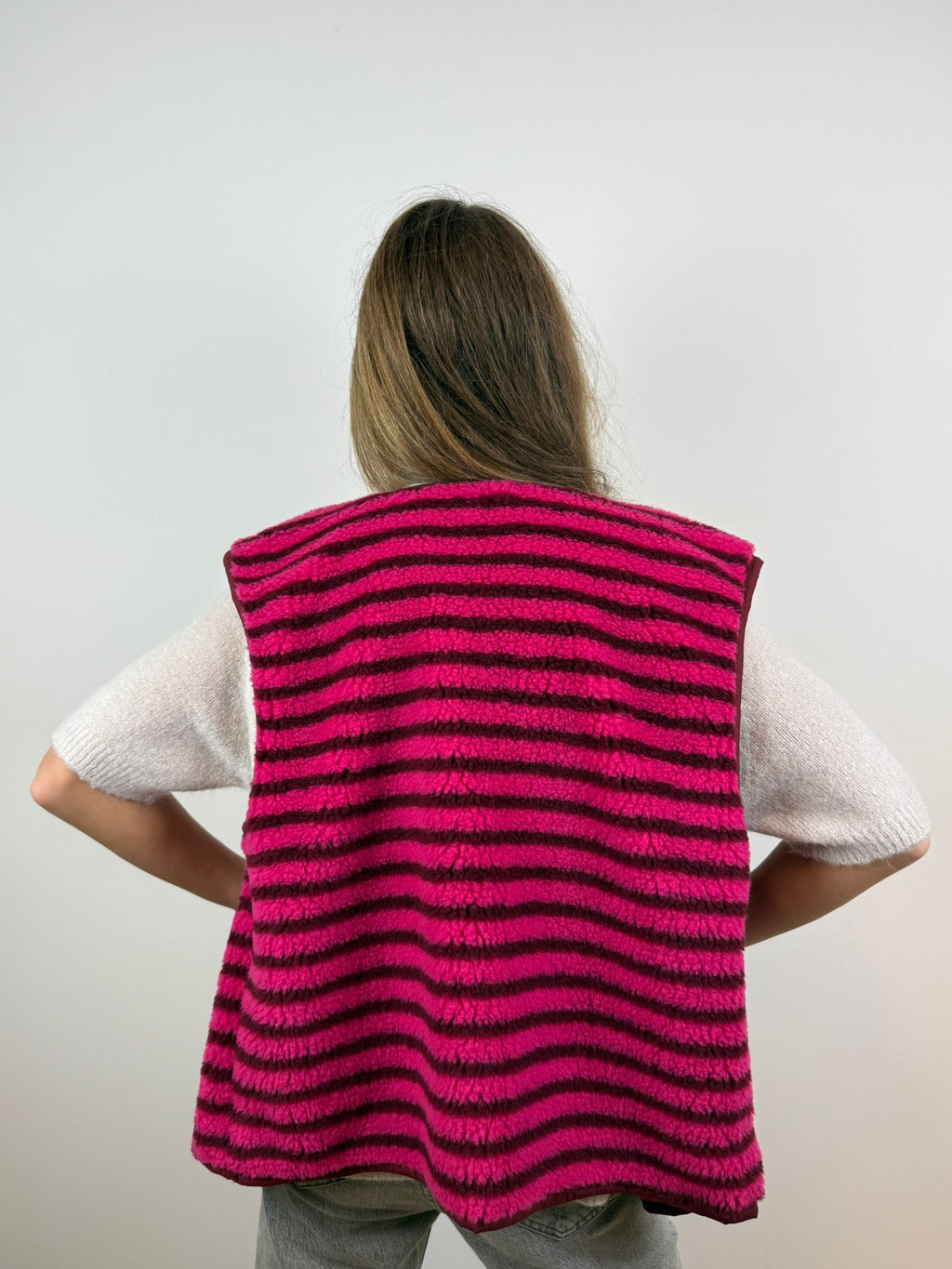Loïs gilet - Fuchsia-Rood 🩷❤️☺