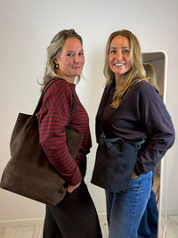 Jasmijn shirt - Donkerblauw-Bruin 💙🤎