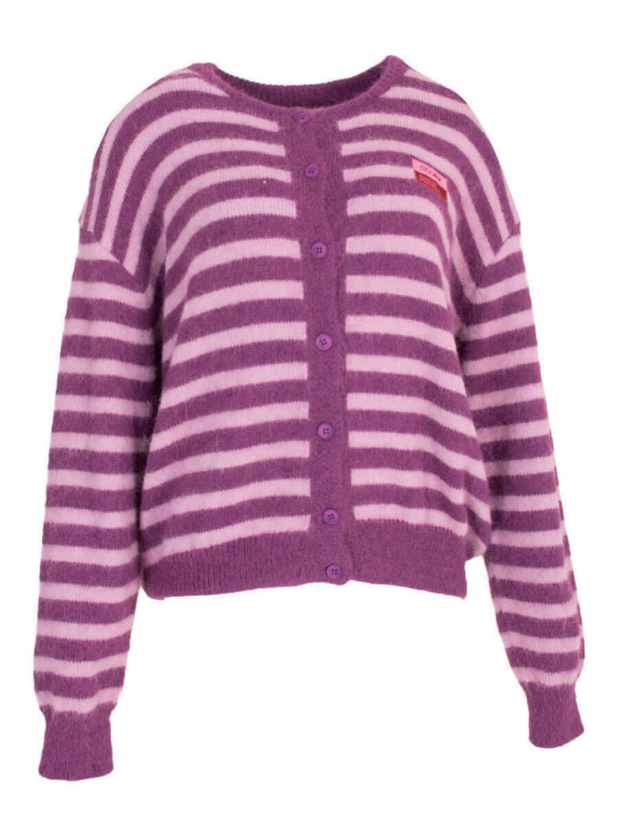 Jolijn streepjes vest - Paars-Lila 💜💜