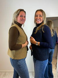 Lou teddy gilet - blauw 💙