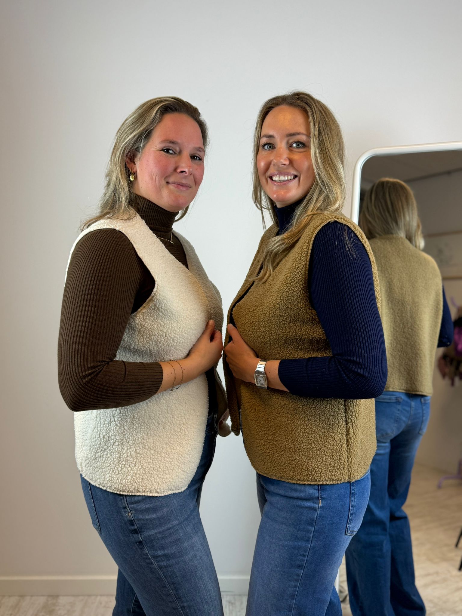 Lou teddy gilet - camel 🤎