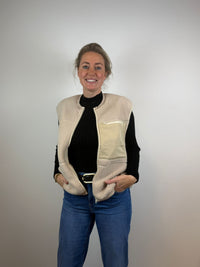 Suus teddy bodywarmer - Ecru 🤍