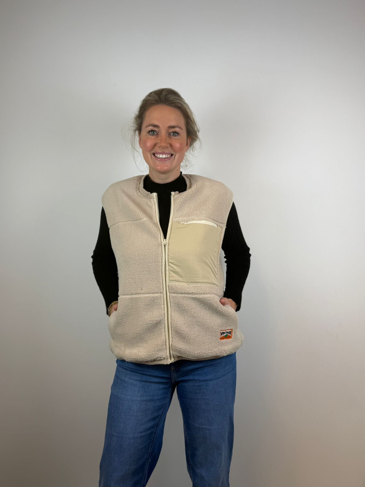 Suus teddy bodywarmer - Ecru 🤍