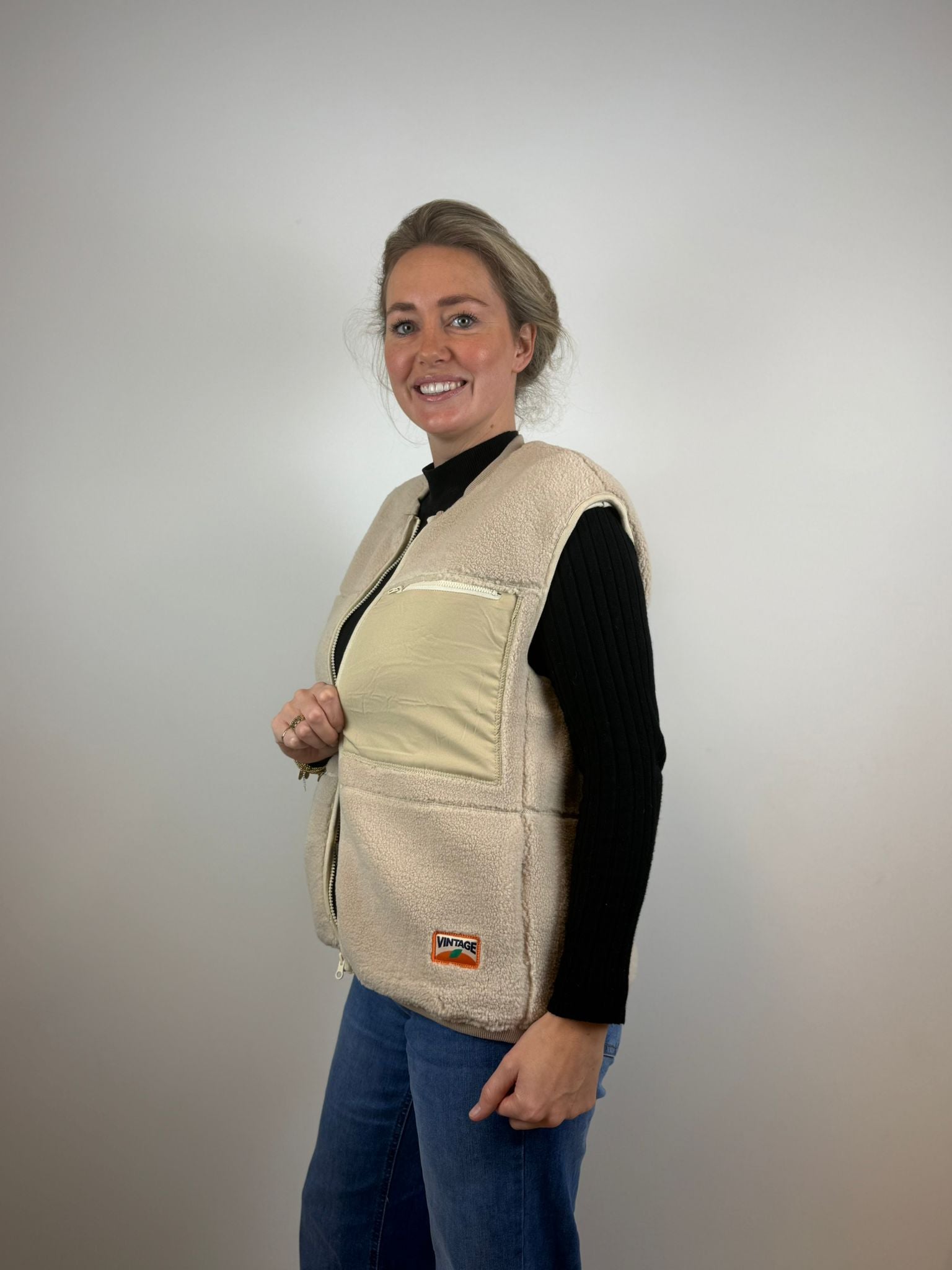 Suus teddy bodywarmer - Ecru 🤍