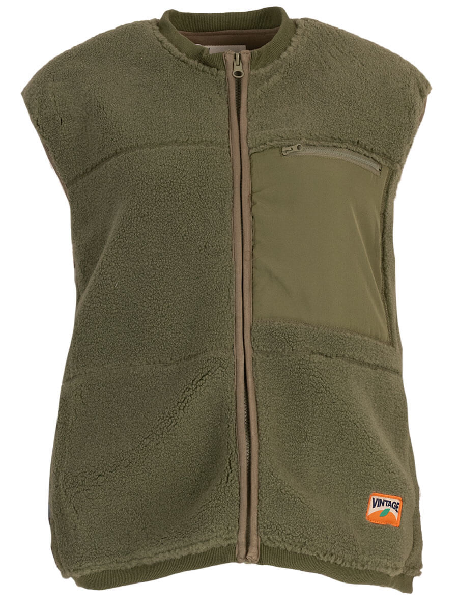 Suus teddy bodywarmer - Mosgroen 💚