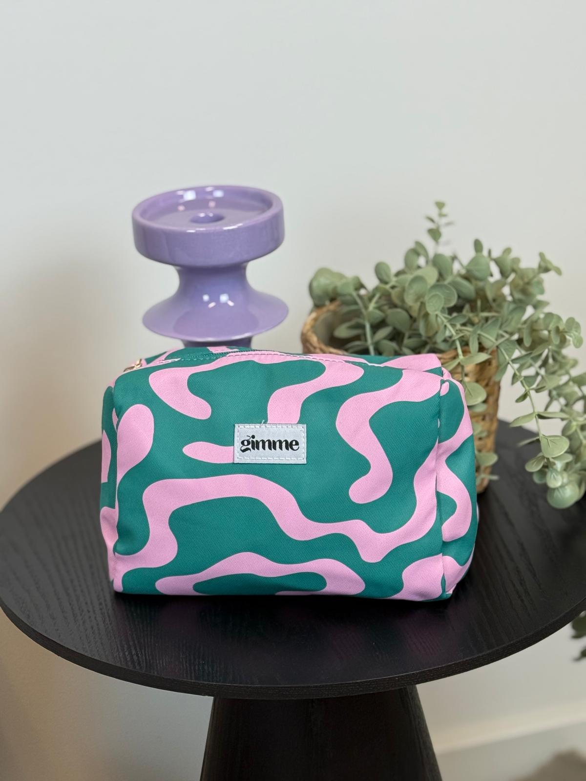 Millie toilettas - Groen-Roze 💚🩷