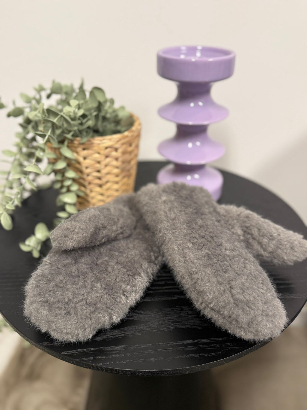 Fluffy wanten - Grijs 🩶