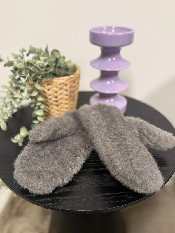 Fluffy wanten - Grijs 🩶