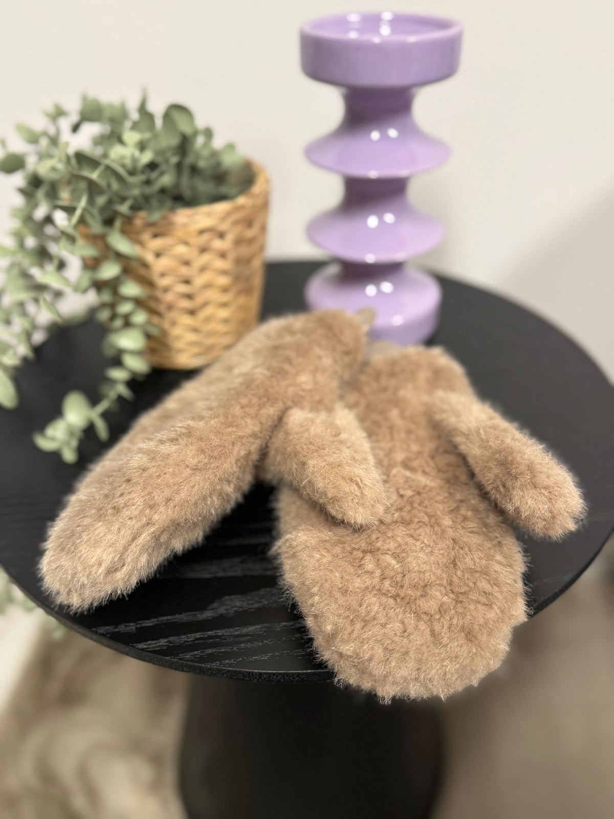 Fluffy wanten - Taupe 🤎